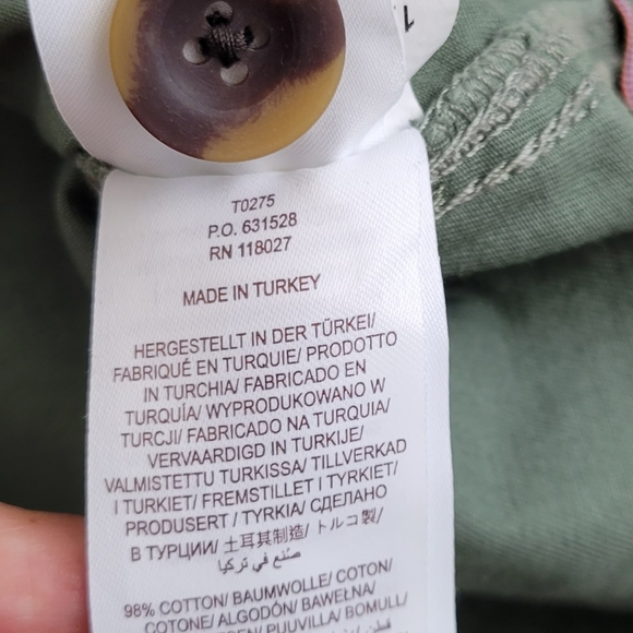 Boden Forest Green Walking Shorts SZ 14 - Picture 14 of 14